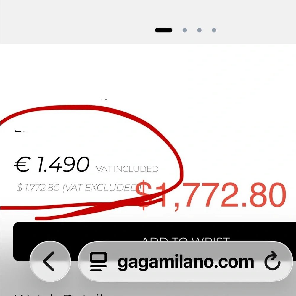 GAGA MILANO Like New $1,772 Retail My loss your gain. i was a Gaga Collector.